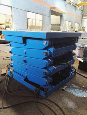 1.5T, 2T Loading Hydraulic Cargo Lift Platform , Material Mezzanine Goods Lift Install In The Shaft