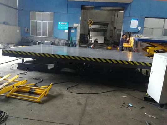 Factory Use Tandem Lifting Electric Lift Hydraulic Scissor Table With Twin Scissors