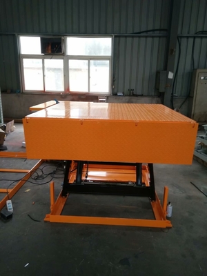 Small Stationary Hydraulic Lift Table,3000kg Electric Hydraulic Lift Table With 400mm Lip