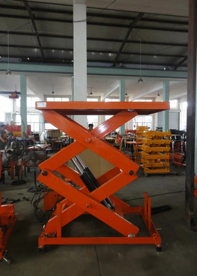 Vertical 800kg Mezzanine Hydraulic Scissor Lift Platform Anti Explosion