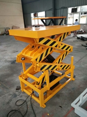 Work Station 1500kg Lift Table ,Hydraulic Scissor Lift Table Raise Products Up To Working Height