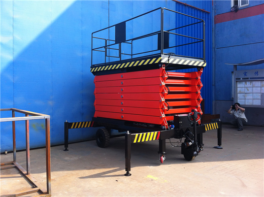 Mobile Aerial Platform Portable Aerial Lift Platform Anti Skid Checkered Plate