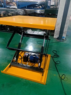 Hydraulic Scissor Lift Table,Electric Dock Lift Vertical Raised Up To 1.6m,1.7m,1.8m Customization