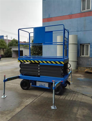 Στερεός ελαστικών αυτοκινήτου ροδών Skidproof ελεγμένος ανελκυστήρας ψαλιδιού πλατφορμών εναέριος υδραυλικός κινητός